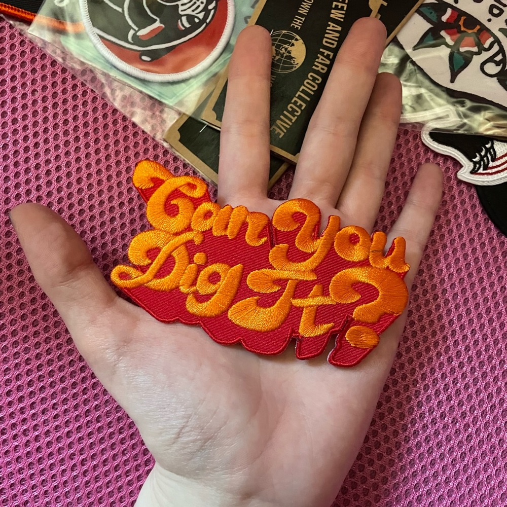 New Unused Retro Style Text Patch from Hallow Collective